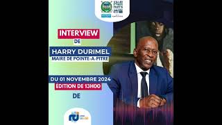 Interview du Maire de PointeàPitre Harry DURIMEL dans lédition de 13h00 de RCI du 011124 [upl. by Carmen]