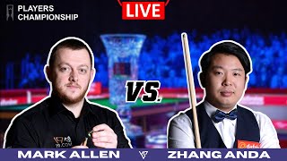 LIVE🔴 Mark Allen vs Zhang Anda  Players Championship 2024 FINAL with live odds [upl. by Hakaber797]