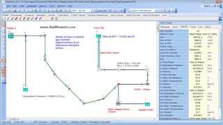 FluidFlow  Natural Gas Flare System  Dynamic Analysis [upl. by Maryanna]