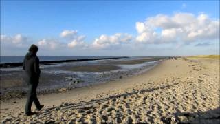 November Strandleben an der Knock Emden Ostfriesland Beachlife East Frisia Germany [upl. by Melvyn497]