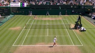 Krejcikova vs Ostapenko Highlights  Wimbledon 2024  Barbora Krejcikova vs Ostapenko Highlights [upl. by Statis]