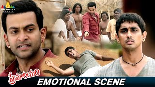 Prithviraj Gets Serious on Siddharth  Premalayam Movie  Telugu Emotional Scenes SriBalajiMovies [upl. by Assillim383]