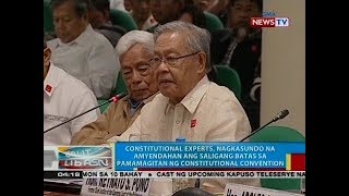 BP Experts nagkasundo na amyendahan ang saligang batas sa pamamagitan ng constitutional convention [upl. by Charita]