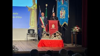 Discorso Sindaco  San Nicolò Cerimonia Civiche Benemerenze 2024 [upl. by Leopold]