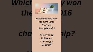 Euro 2016 Champions Which Country Took the Title 🇵🇹🏅 shorts viral [upl. by Blader]