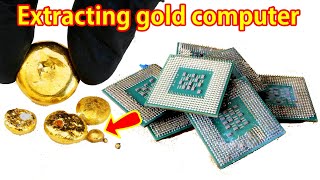 extracting gold from computer parts shorts extractinggold [upl. by Gilmer584]