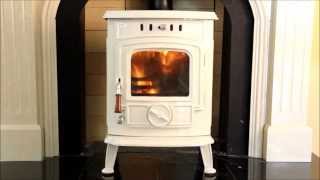 Henley Aran Multifuel Stove in Cream Enamel [upl. by Gherlein]