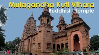 Mulagandhakuti Vihara Buddhist Temple Sarnath Varanasi [upl. by Hgielrebmik]