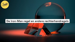 De IronMan regel en andere rechterhandregels  Mr Chadd Academy [upl. by Negiam]