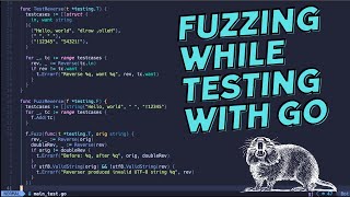 Fuzzing while Testing in Go [upl. by Nyrek]