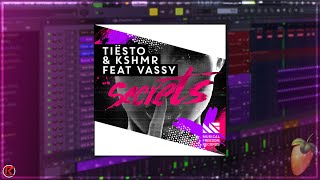 KSHMR amp Tiesto  Secrets  FL Studio 21 Remake 2024 [upl. by Lancelle]