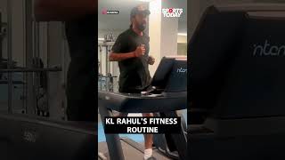 KL Rahul sweats it out in the gym  Sports Today [upl. by Hannahs]