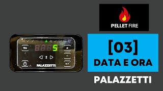 TUTORIAL Impostare data e ora sul display touch di Palazzetti [upl. by Ahsaelat]