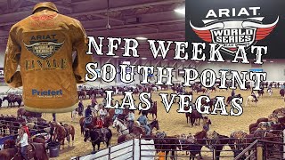 South Point Las Vegas Takes On National Finals Rodeo 2024 ARIAT Cinch Western Store amp More [upl. by Nobe]