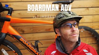 New Gravel Bike Boardman ADV  First Ride First Impressions [upl. by Yetac]