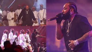 Kcee Full Performance At Airpeace 10th Anniversary With Billionaire Brother Emoney [upl. by Lemak]