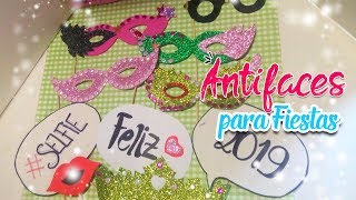 Antifaces para Fiestas 🎉🎭✨🎭 [upl. by Knowle481]