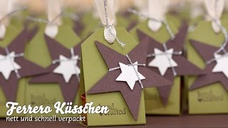 VERPACKUNG  Ferrero Küsschen Verpackung  Weihnachten [upl. by Aikahc]