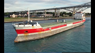 EBROBORG  WAGENBORG  Downbound Port Huron Michigan 8132022 [upl. by Sion]