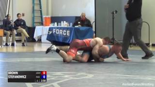 74 kg Matthew Brown Army vs John Stefanowicz Marines [upl. by Atnuahs]