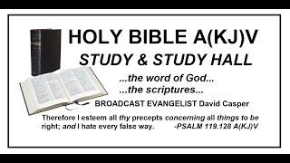 HOLY BIBLE AKJV STUDY amp STUDY HALL—GENESIS 7 [upl. by Enniroc507]