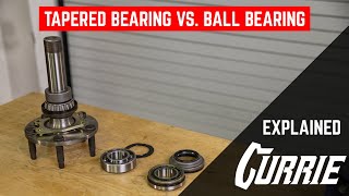 TAPERED BEARING VS BALL BEARING  EXPLAINED [upl. by Ahsikan]