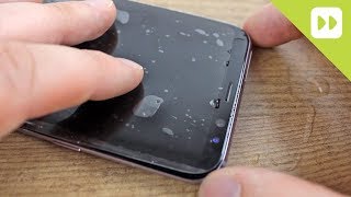 Zagg InvisibleShield Samsung Galaxy S8  S8 Plus Wet Screen Protector Installation Guide amp Review [upl. by Hairam]