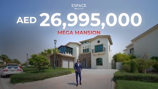 6 Bedroom Mega Mansion with Golf Course View in Jumeirah Golf Estates [upl. by Gereron]