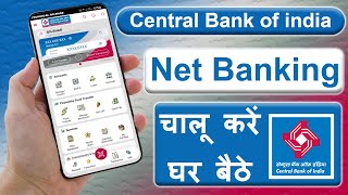 Central Bank Net Banking Kaise Chalu Kare  Central Bank of india Net Banking [upl. by Dasie]