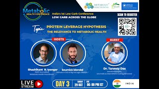 Metabolic Health Conference 2023 Dr Tanmoy Das on Protein Leverage Hypothesis [upl. by Lavery415]