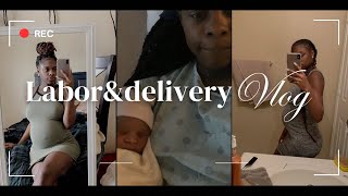 Laborampdelivery Vlogfirst childemergency csection [upl. by Eednil604]