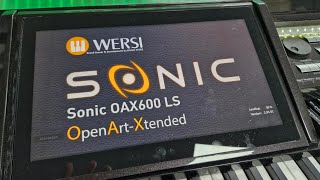 Wersi Sonic OAX600LS  Allens Music Organ amp Keyboard Showcase 22 [upl. by Manly660]