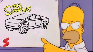 I SIMPSON AVEVANO PREVISTO IL CYBERTRUCK DI ELON MUSK assurdo [upl. by Lovering]