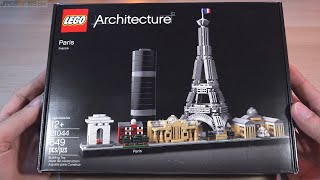 Pure build LEGO Architecture Paris 21044 in real time ASMR [upl. by Forsyth]