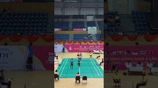 Hymns Isaiah amp Nixon Ang 🇲🇾 vs Brunei  ASEAN School Games 2024 Da Nang Vietnam foryou badminton [upl. by Aloin678]