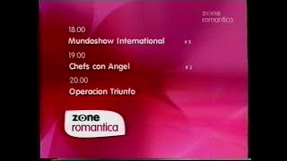 Zone Romantica  Zapowiedź reklamy i ident 06042007 [upl. by Karrah985]