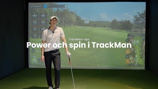 Power och spin i TrackMan [upl. by Ulland]