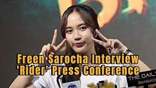 Freen Sarocha Interview at Rider Press Conference with subs 👻😍 [upl. by Kaiulani177]