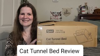 Cat Tunnel Bed Review by Rywell Sold by PANYIYOU Inc [upl. by Ardnal]