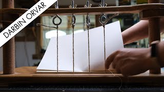 The Ingenious Sewing Frame for Bookbinding  BUILDING PLAN [upl. by Kermy414]