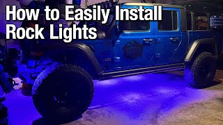 How to Easily Install Rock Lights [upl. by Georas]