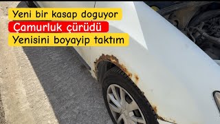 SPREY ASTAR BOYA Ä°LE Ã‡AMURLUK BOYAMA VE MONTAJI  YENÄ° BÄ°R KASAP DOGUYOR [upl. by Nnylharas]