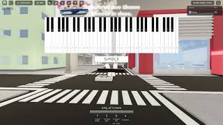 If I Am With You Honored one theme Roblox Piano Cover [upl. by Cawley]