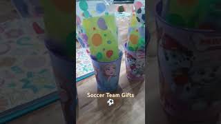 Soccer team gifts familyvlog spendthedaywithus kidssports soccerkid soccerlife familytimefun [upl. by Lamonica]