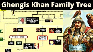 Genghis khan Family Tree  Who was his most brutal Son [upl. by Perusse397]