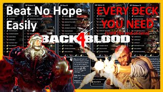 The Best Decks in Back 4 Blood Final Update 2024 No Hope Decks [upl. by Cuda]