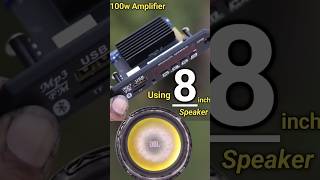 100w Amplifier with 8inch speaker  Gold AP55 100W Amplifier ytshorts youtubeshorts shortsfeed [upl. by Semyaj]