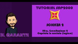 02a Scienza 2  Esercitazione 2  Capriata in acciaio capriata inglese [upl. by Sirtimed]