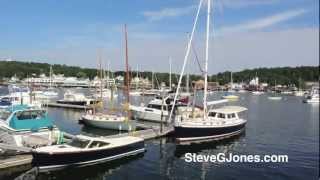 Boothbay Harbor Maine with Steve G Jones [upl. by Anelliw865]