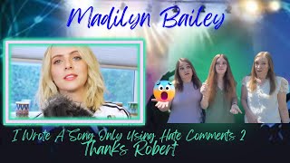 First Time  Madilyn Bailey  I Wrote A Song Using Only Hate Comments 2  Kathy amp Donna Reaction [upl. by Aehsrop]